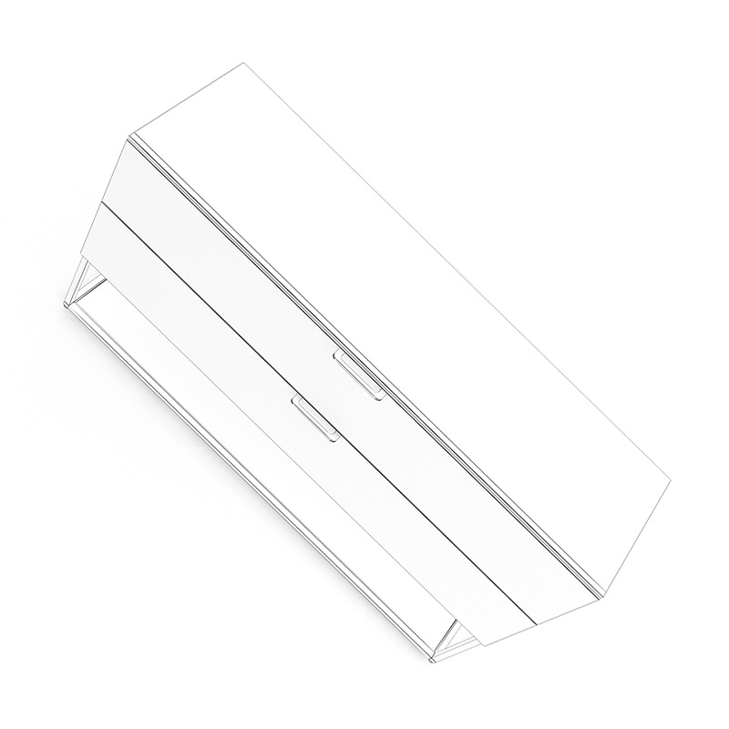 Standing Shelf with Drawers 3D model_2