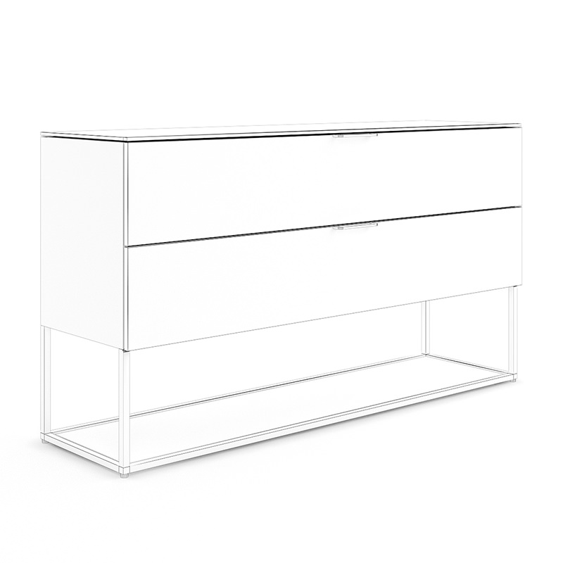 Standing Shelf with Drawers 3D model_3