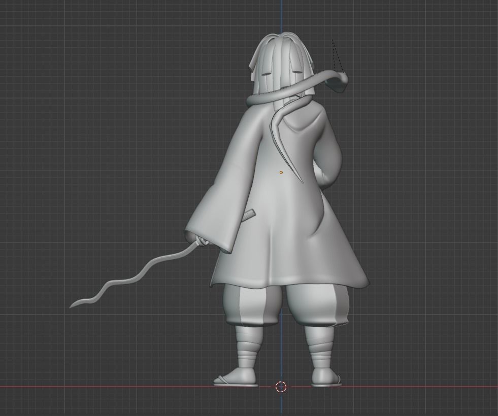 Obanai Iguro - Demon Slayer 3D model_14