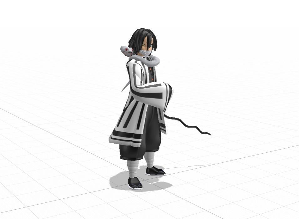 Obanai Iguro - Demon Slayer 3D model_19