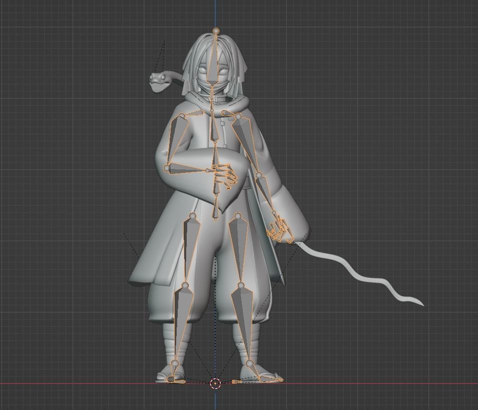 Obanai Iguro - Demon Slayer 3D model_16