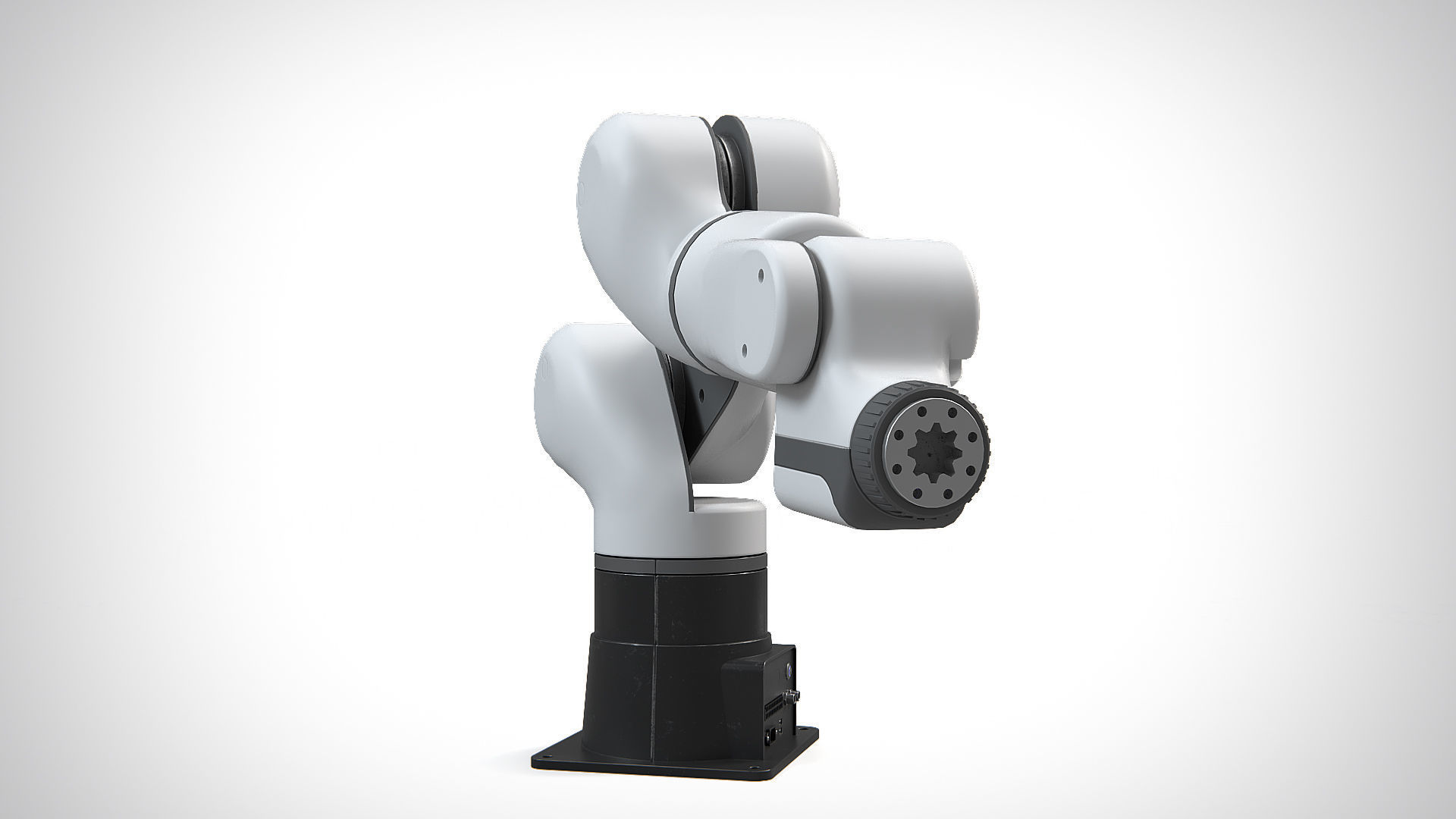 Robotic Arm 02 PBR Low-poly 3D model_8