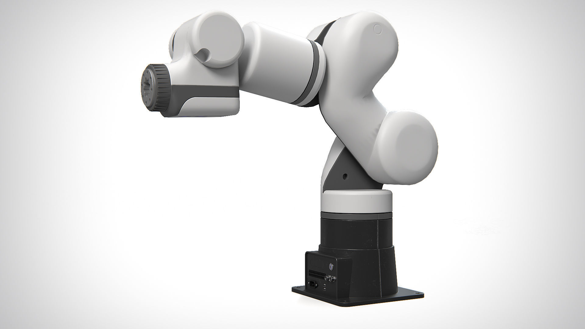 Robotic Arm 02 PBR Low-poly 3D model_2