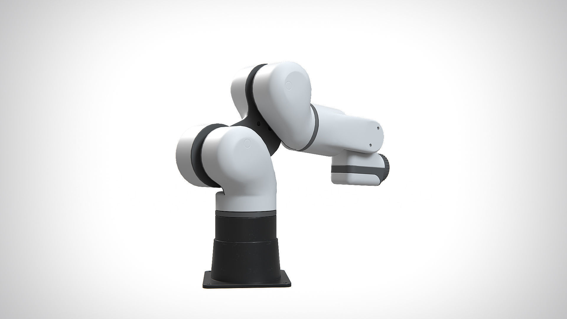 Robotic Arm 02 PBR Low-poly 3D model_7