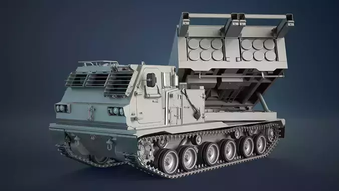 M270 MLRS High-Poly 3D model