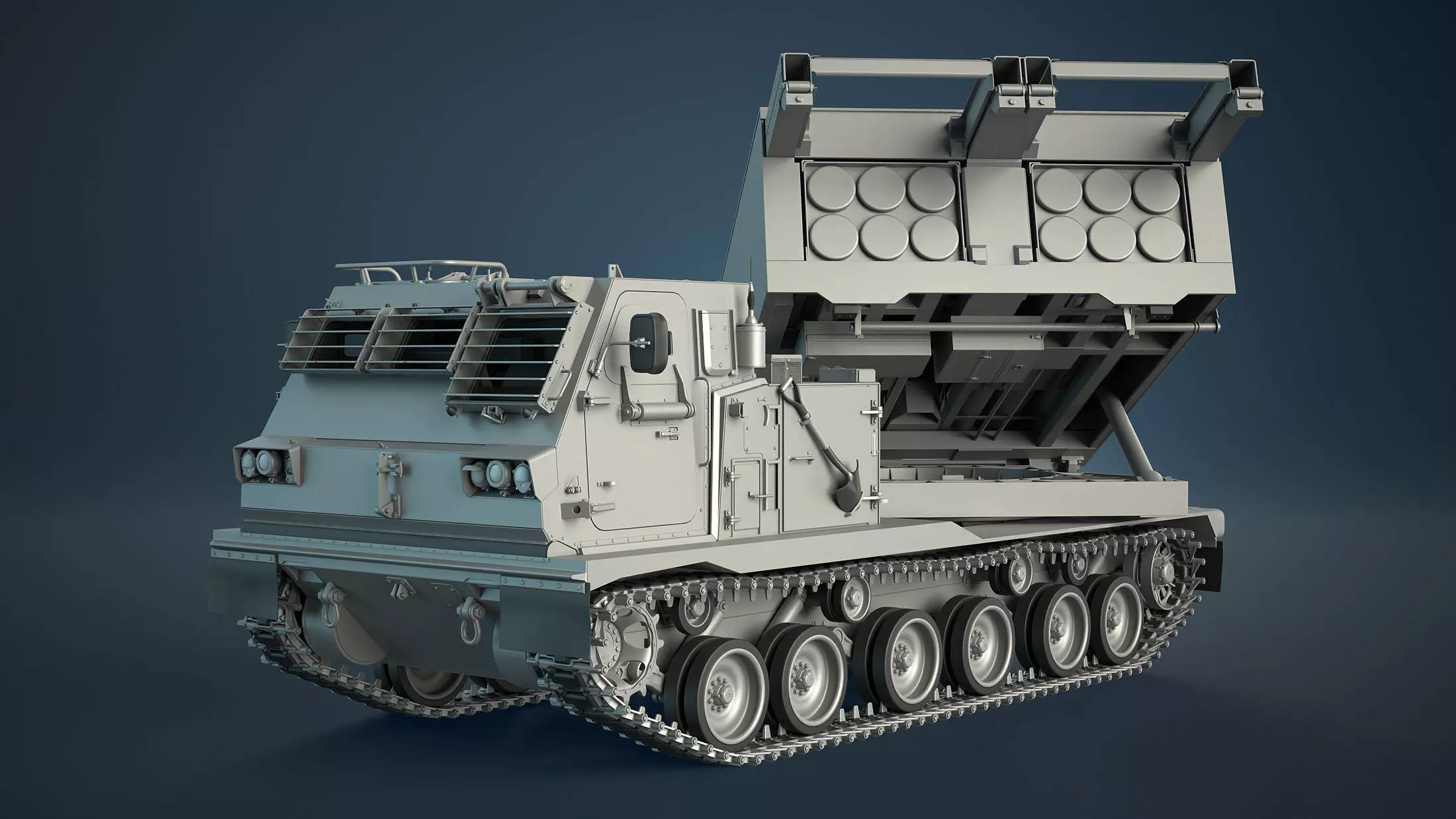 M270 MLRS High-Poly 3D model_0