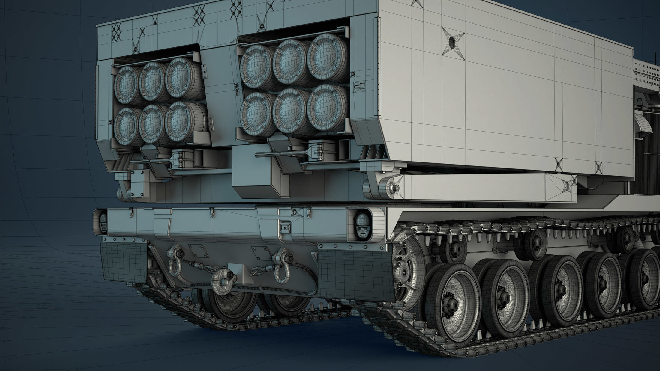M270 MLRS High-Poly 3D model_11