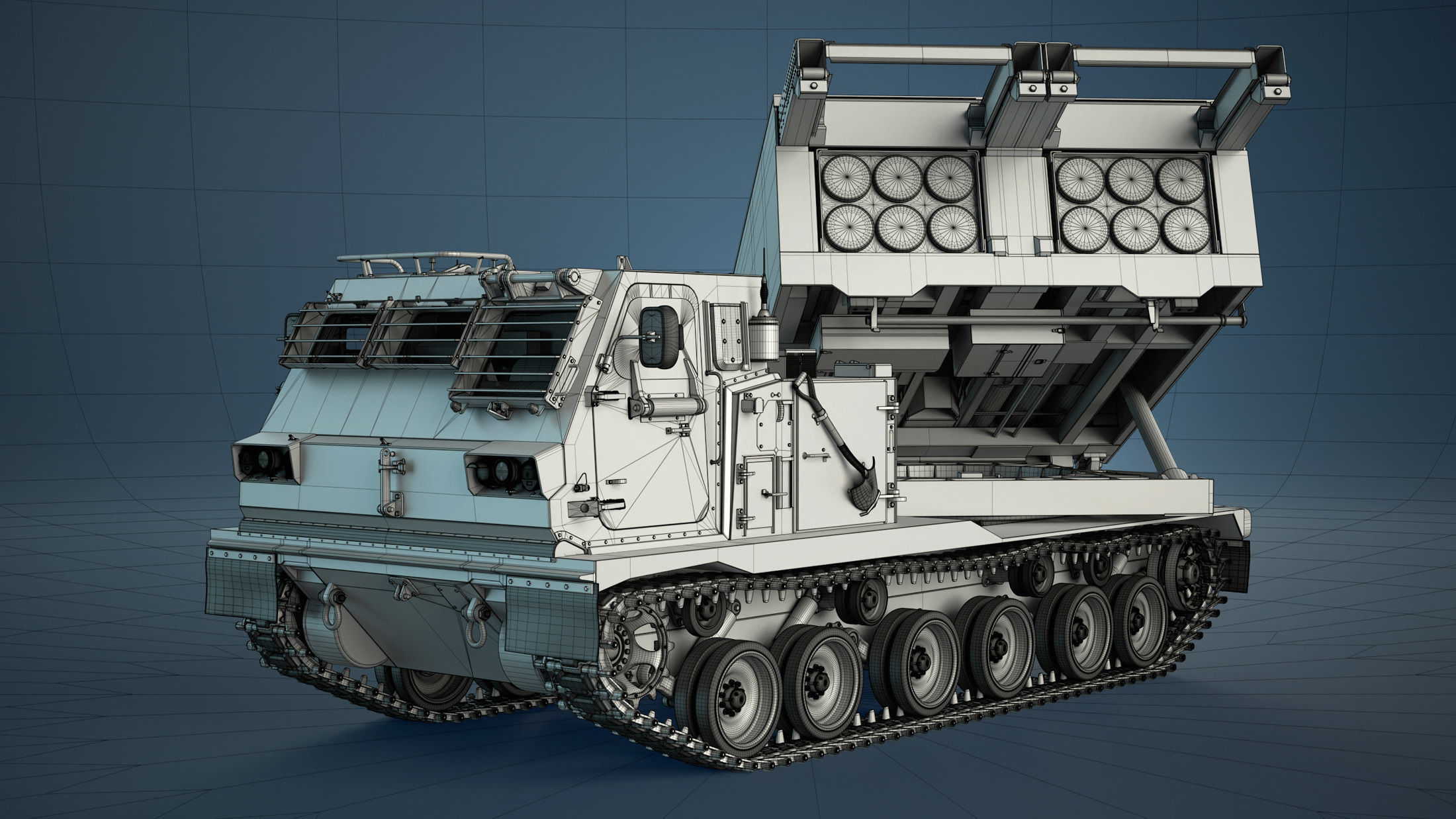 M270 MLRS High-Poly 3D model_12