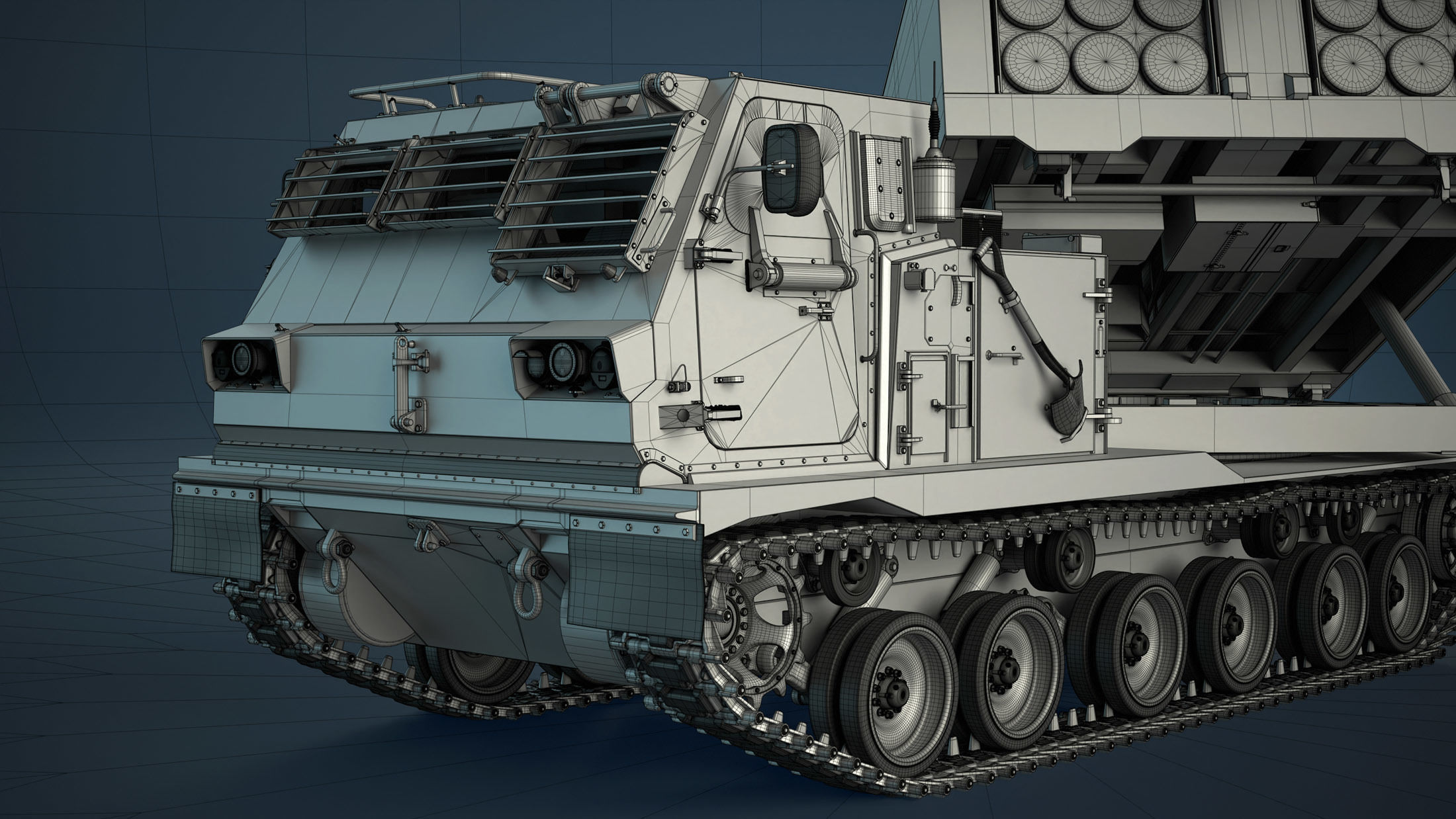 M270 MLRS High-Poly 3D model_9