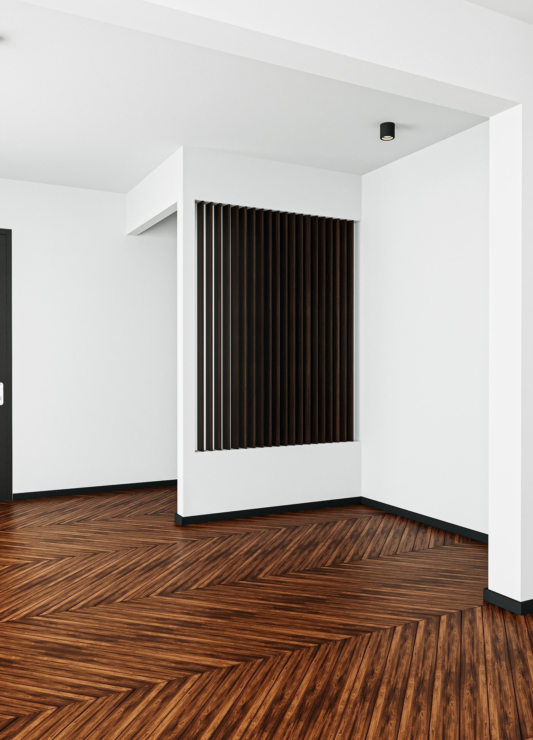 Small Modern House Low-poly 3D model_12