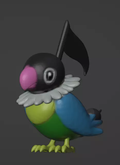 Chatot 3D print model_0