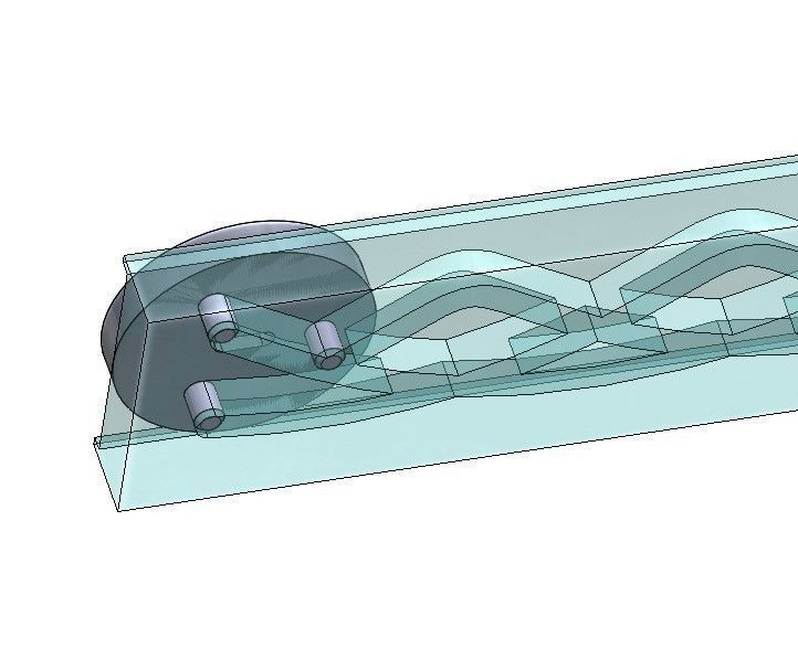 TY1RTL3PIND15 Rotary to linear motion converts conjugate free 3D model