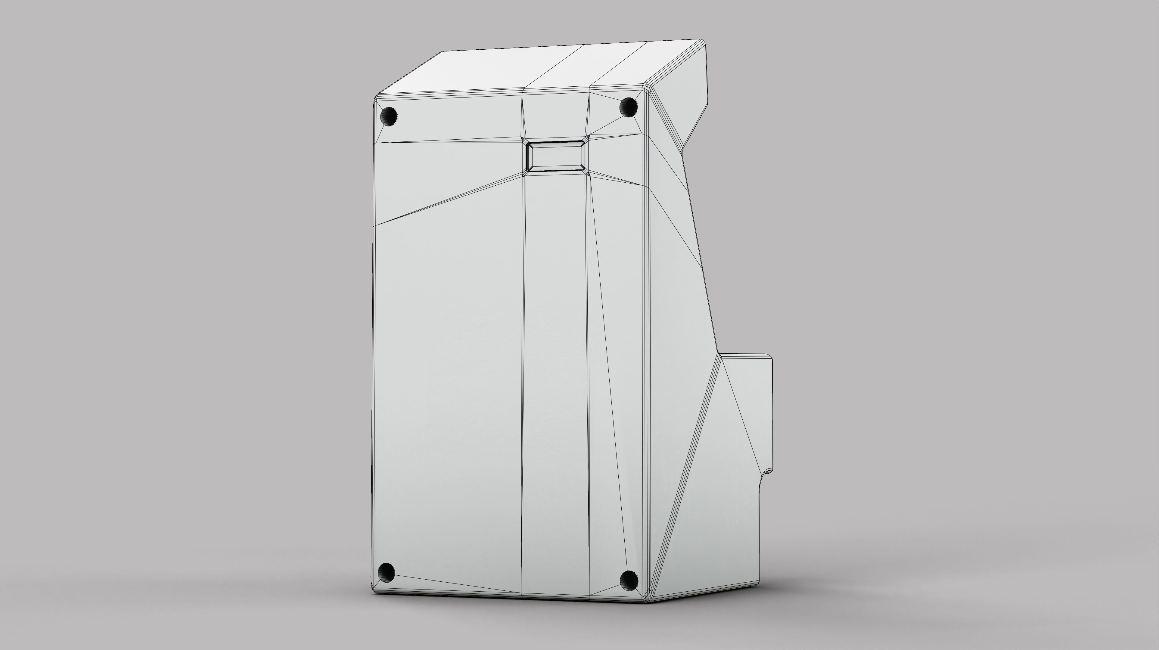 Arcade Machine Retro Miniature Console 3D Model Low-poly 3D model_19