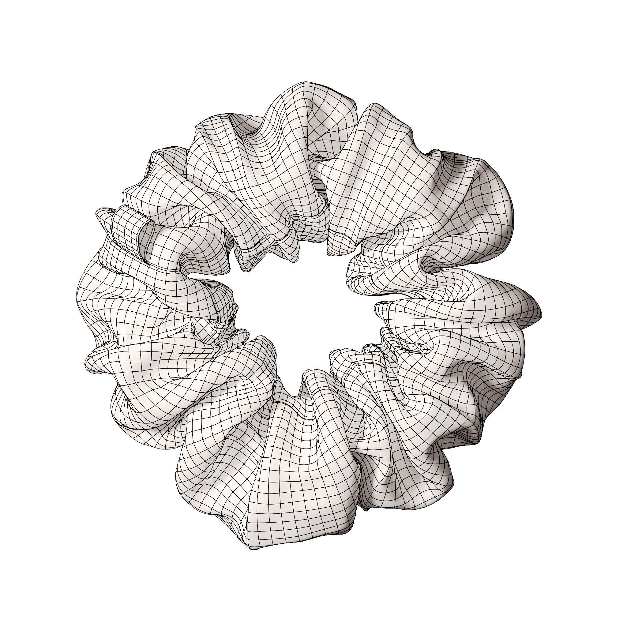 Scrunchie rainbow 3D model_20