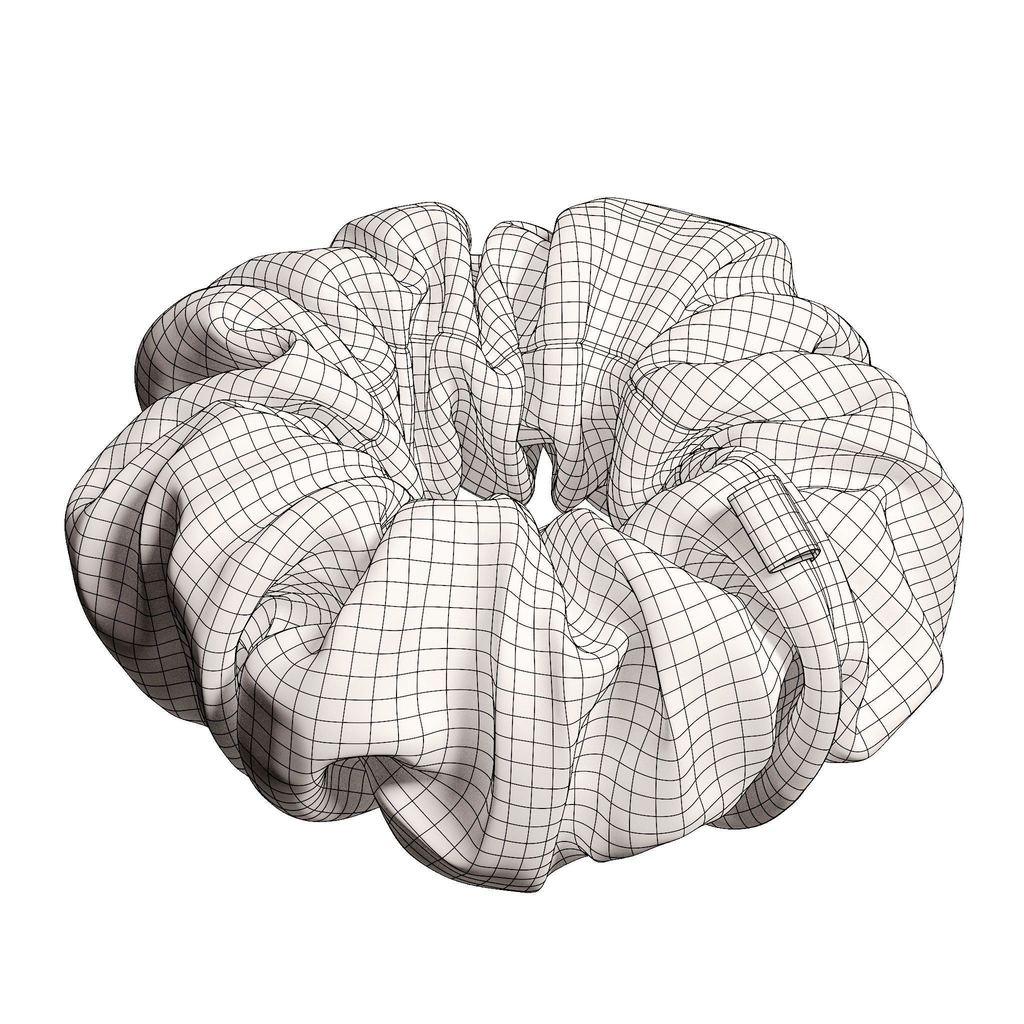 Scrunchie rainbow 3D model_24
