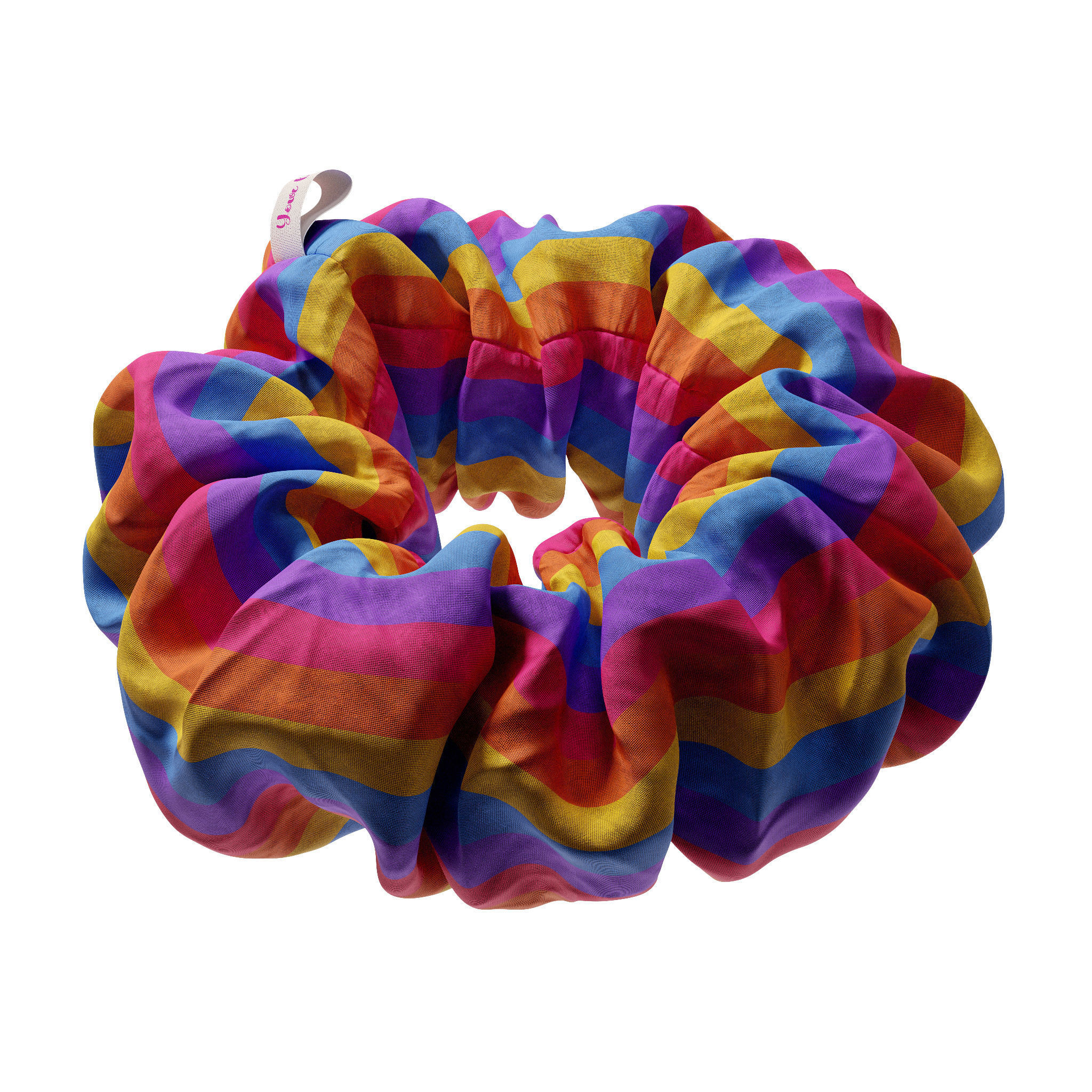 Scrunchie rainbow 3D model_2