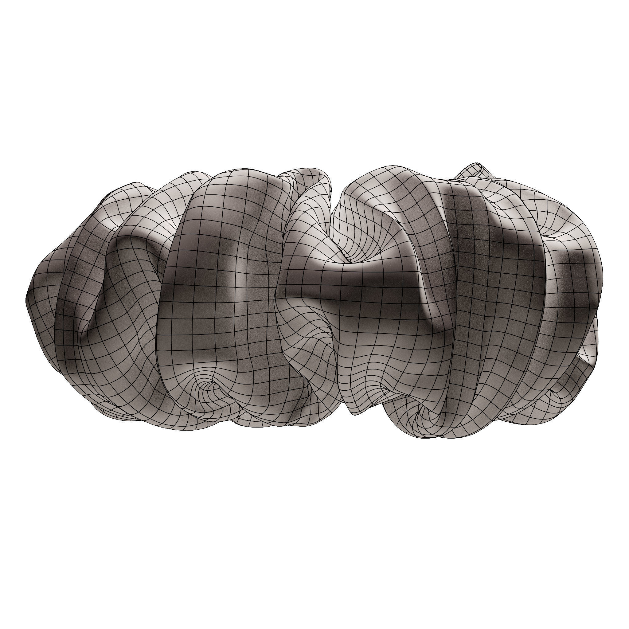 Scrunchie rainbow 3D model_27