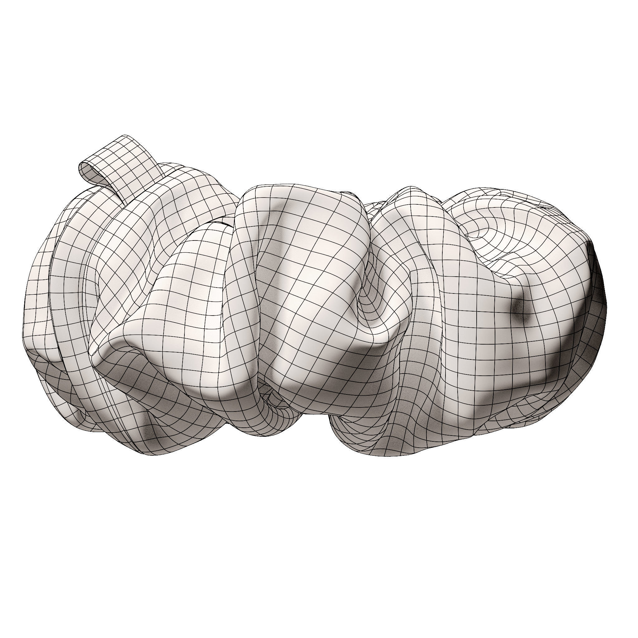 Scrunchie rainbow 3D model_25