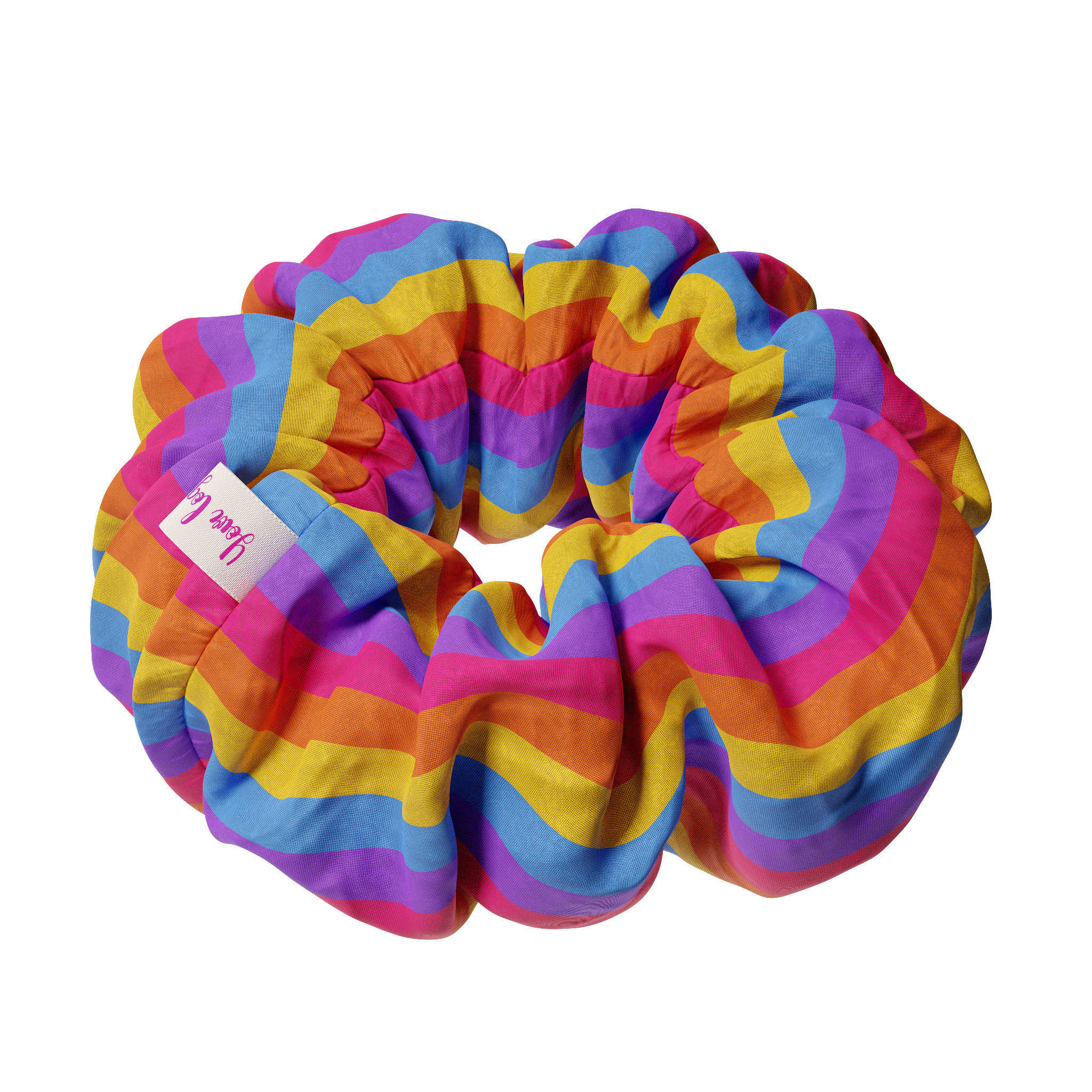 Scrunchie rainbow 3D model_1