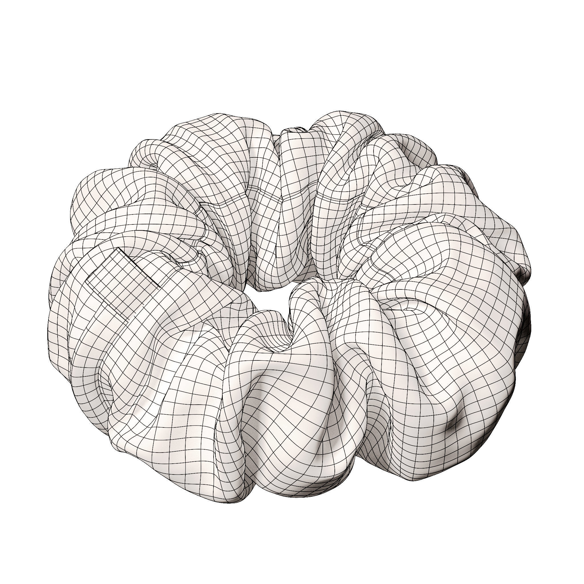 Scrunchie rainbow 3D model_21