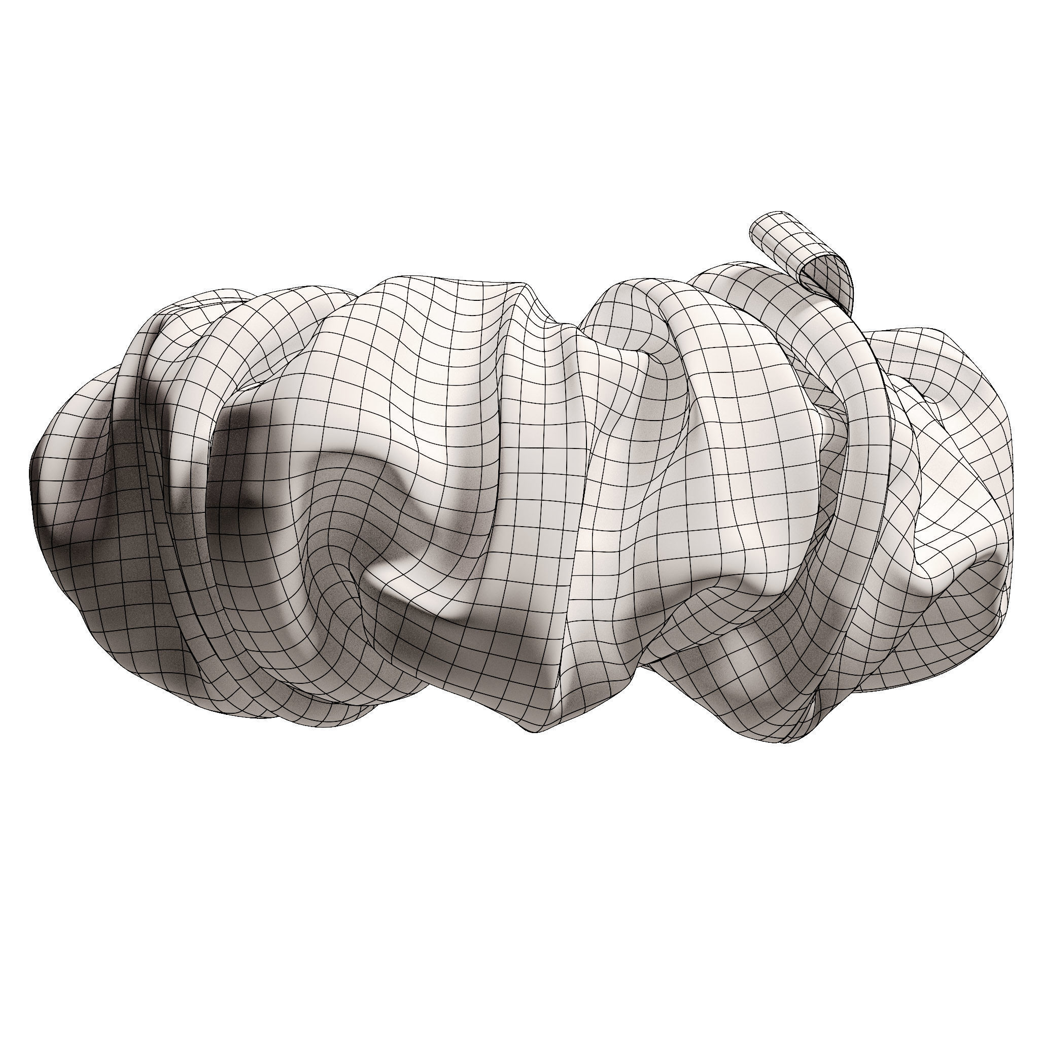 Scrunchie rainbow 3D model_28