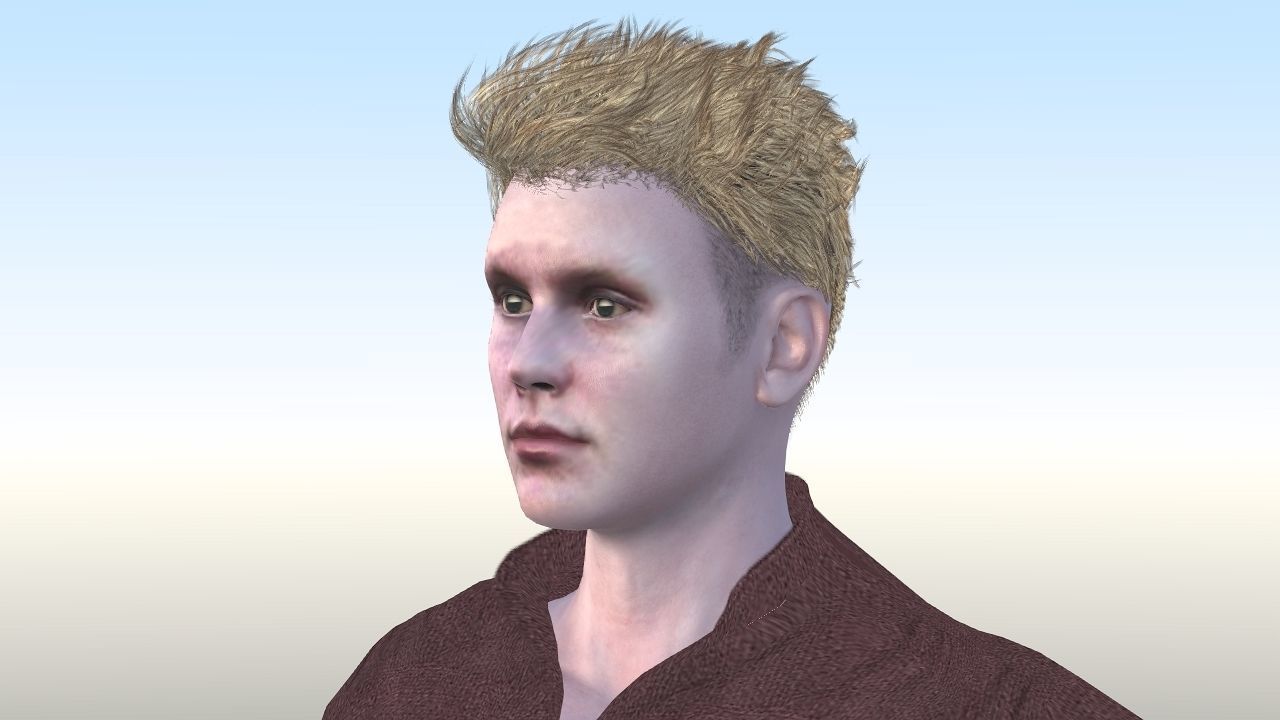 John Commer Low-poly 3D model_22