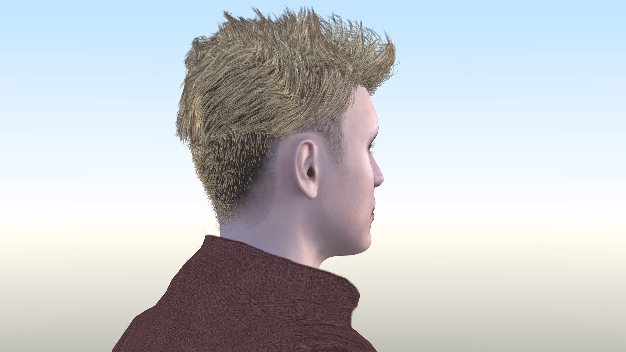 John Commer Low-poly 3D model_15