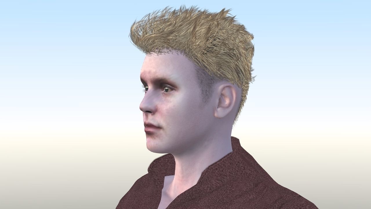 John Commer Low-poly 3D model_21