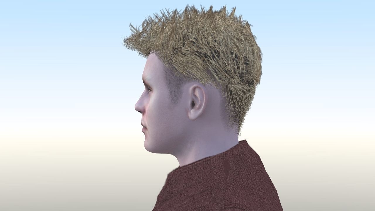 John Commer Low-poly 3D model_18