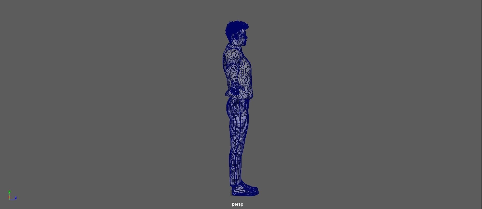 John Commer Low-poly 3D model_28