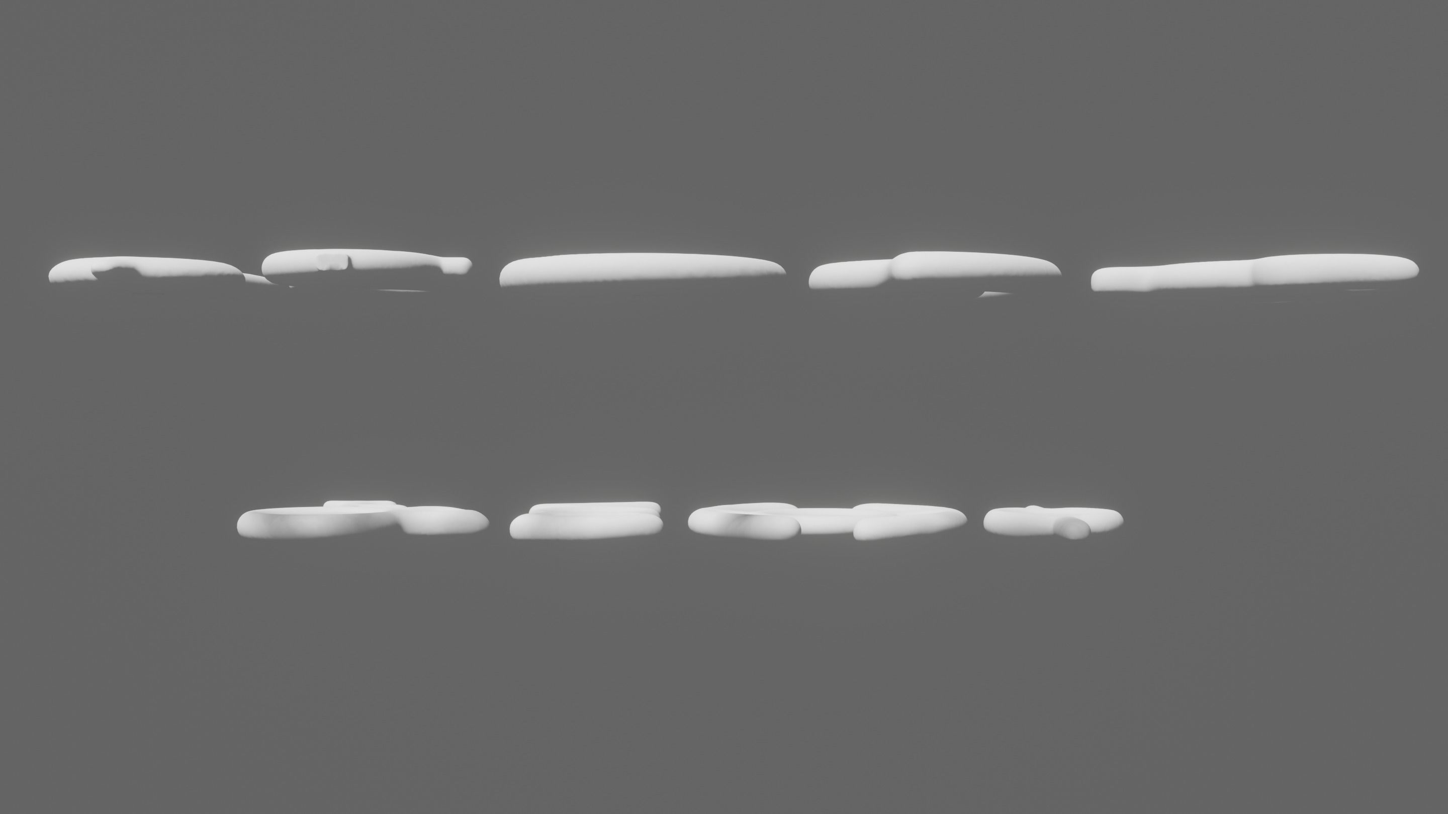 Pokemon Unown Set 1 3D model_14