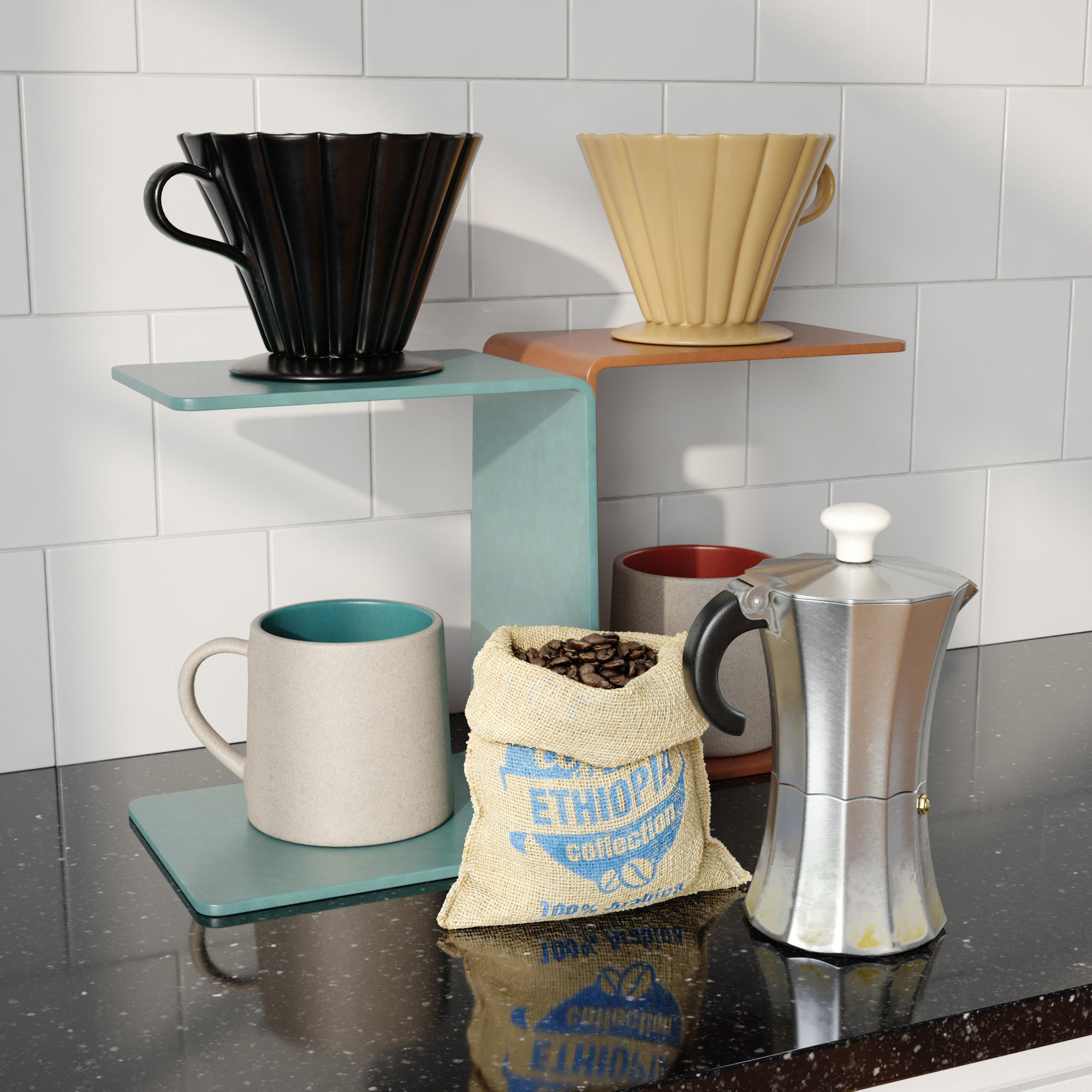 Archmodels vol 270 for 3dsmax - collection of kitchen equipment 3D model_9