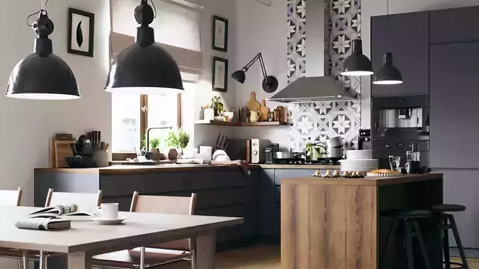 Archmodels vol 270 for 3dsmax - collection of kitchen equipment