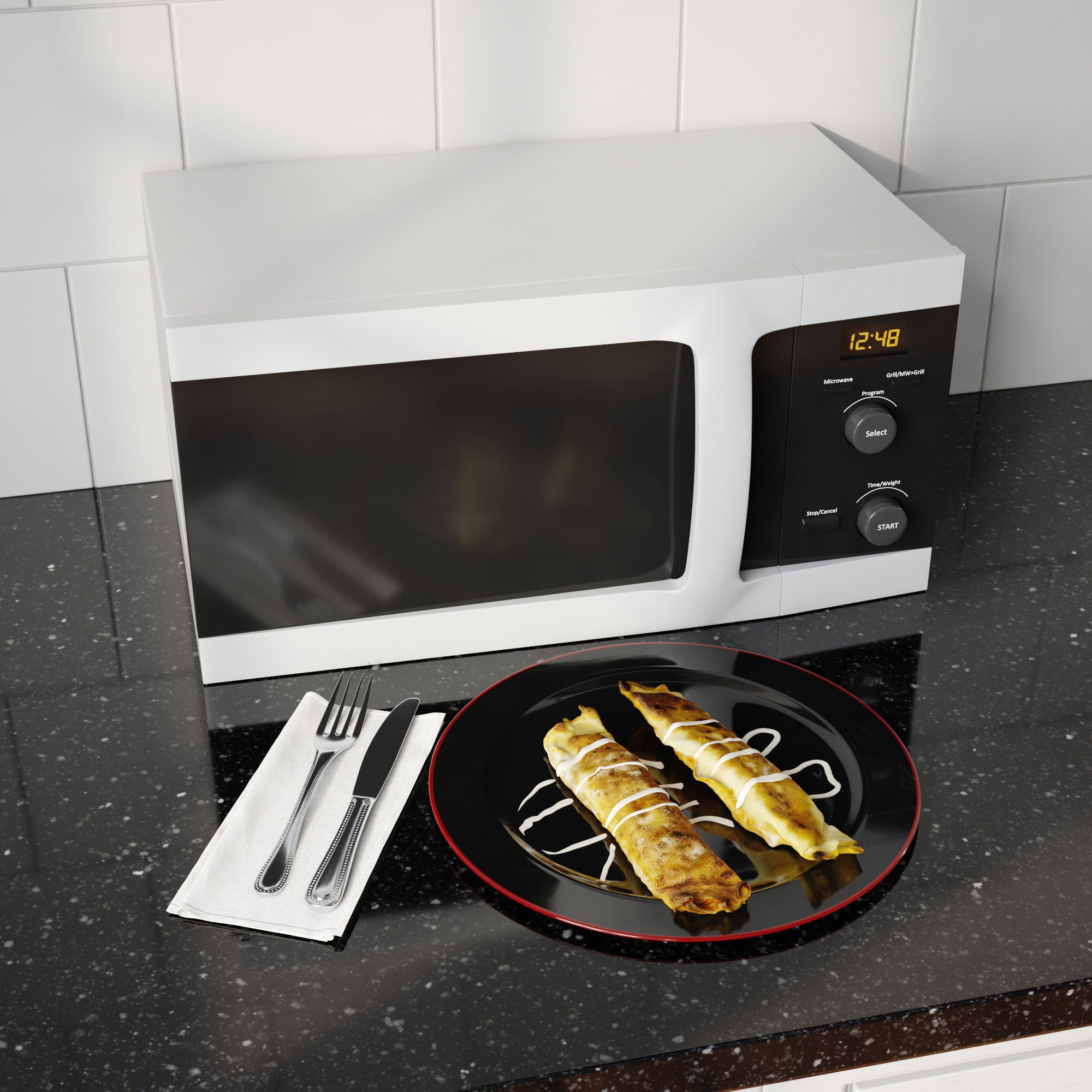 Archmodels vol 270 for 3dsmax - collection of kitchen equipment 3D model_29