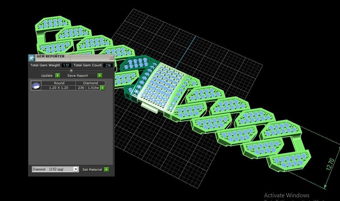 BANGLES CUBAN 3D print model_3