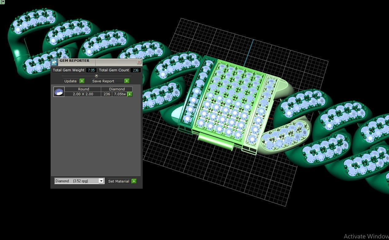 BANGLES CUBAN 3D print model_3