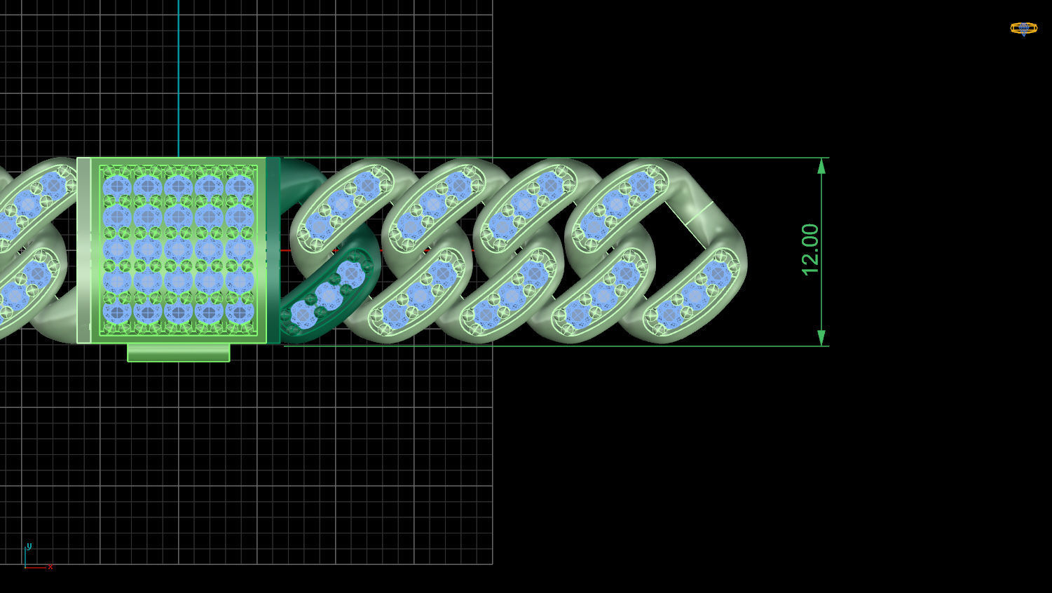 BANGLES CUBAN 3D print model_2