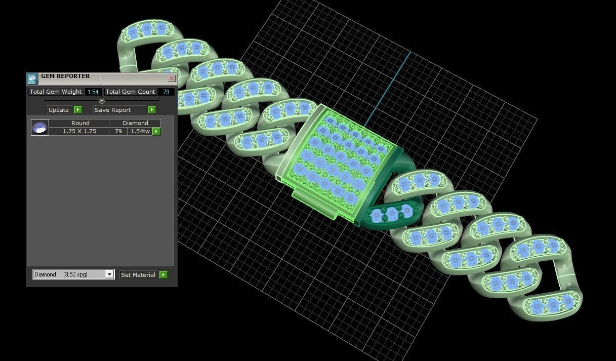 BANGLES CUBAN 3D print model_3