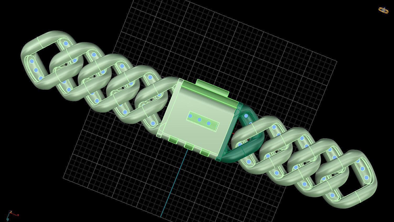 BANGLES CUBAN 3D print model_1