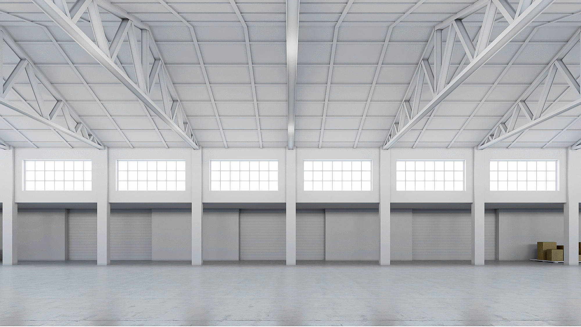 lowpoly warehouse 06 Low-poly 3D model_5