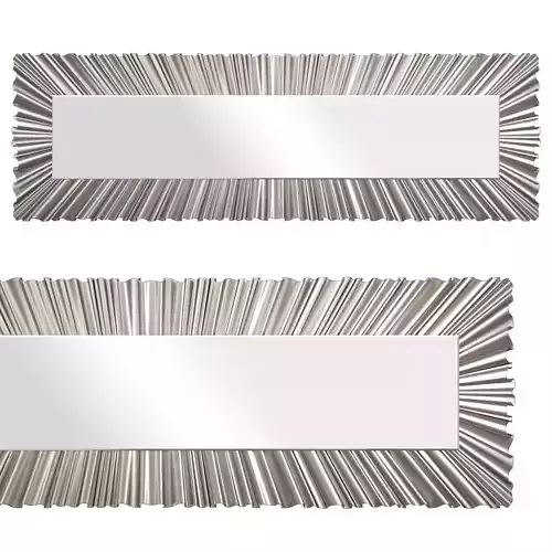 Chaucer Mirror in Silver