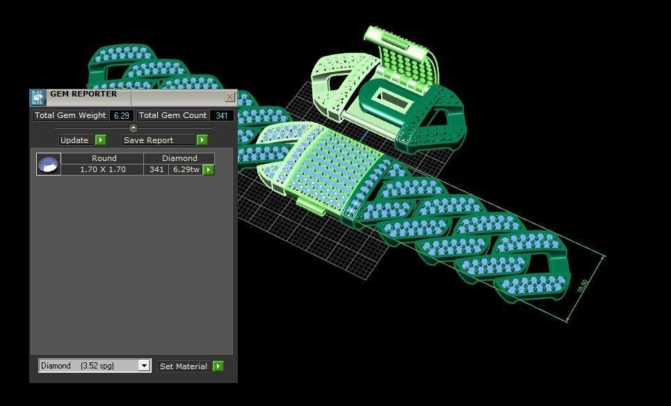 BANGLES CUBAN 3D print model_3