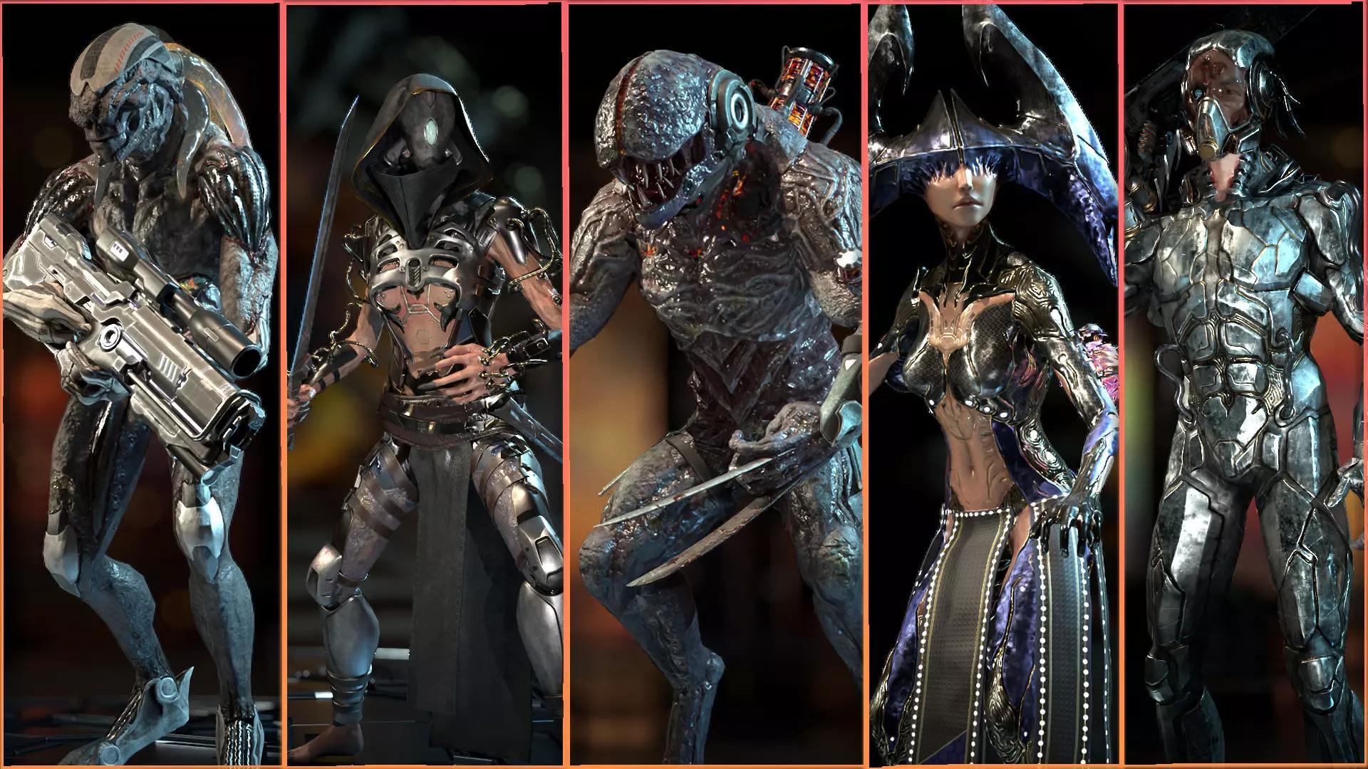 Biochemical Monster pack 3D Model Collection_0