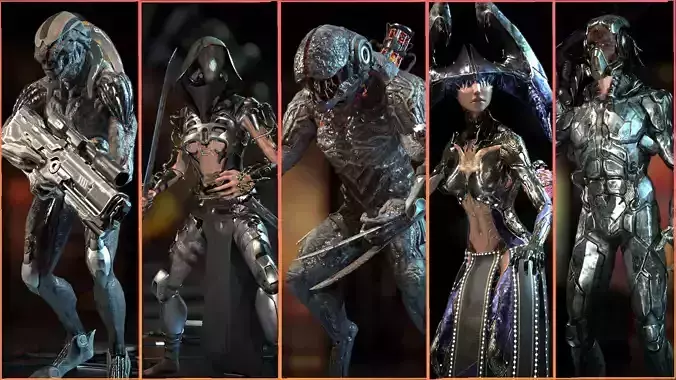 Biochemical Monster pack 3D Model Collection