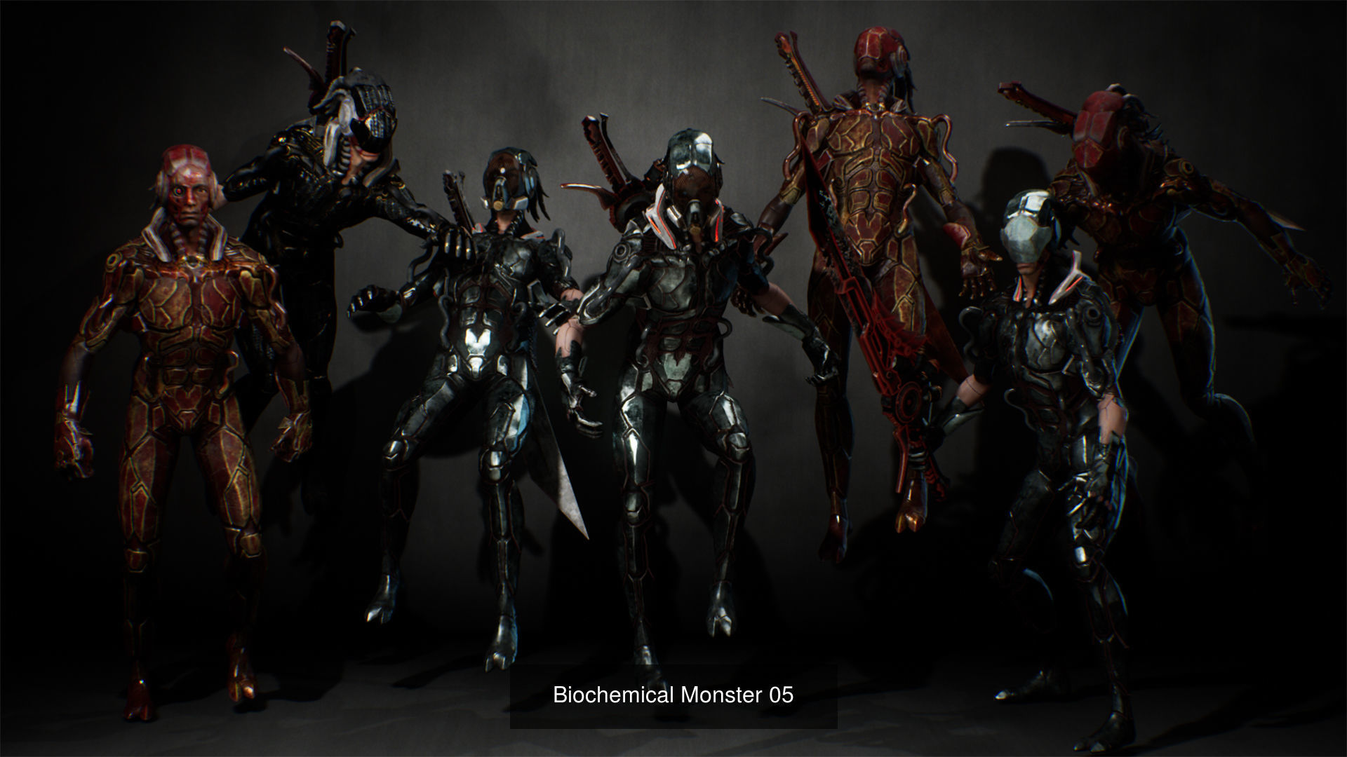 Biochemical Monster pack 3D Model Collection_15