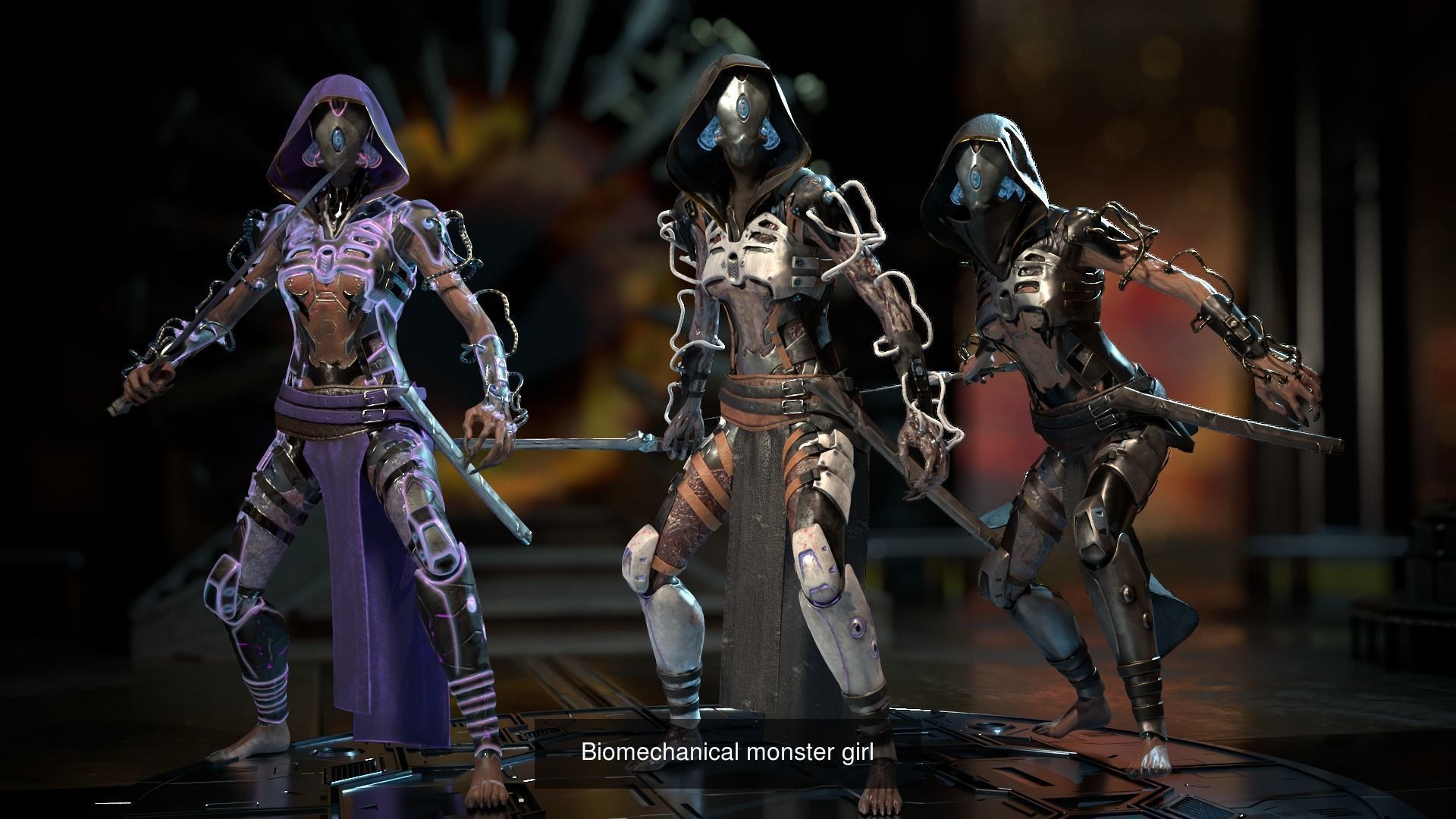 Biochemical Monster pack 3D Model Collection_13