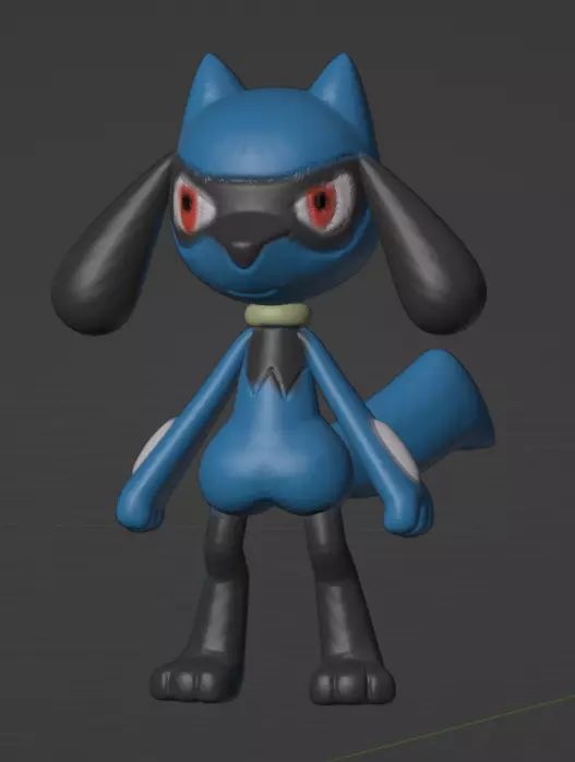 Riolu 3D print model_0