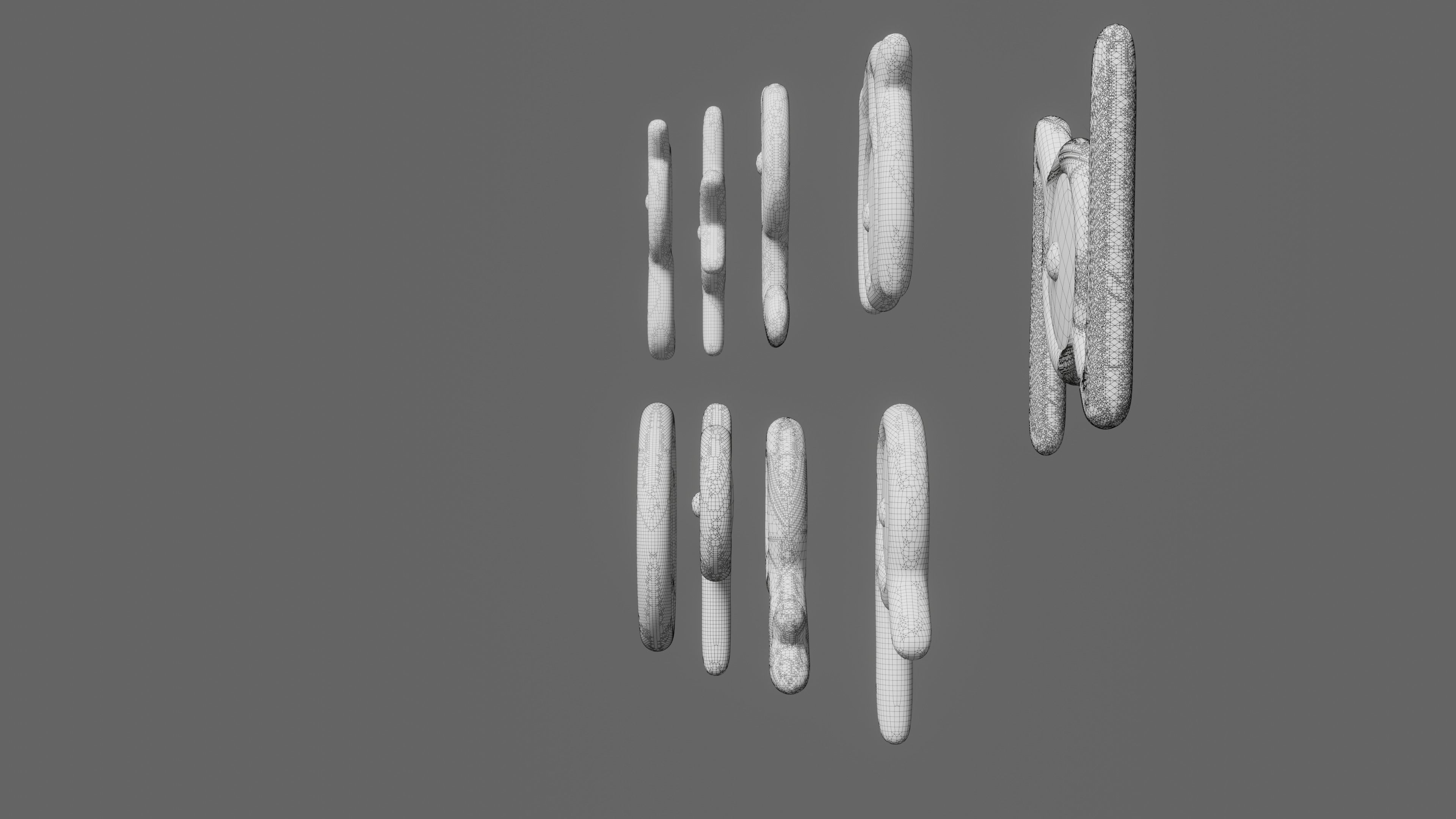 Pokemon Unown Set 2 3D model_12