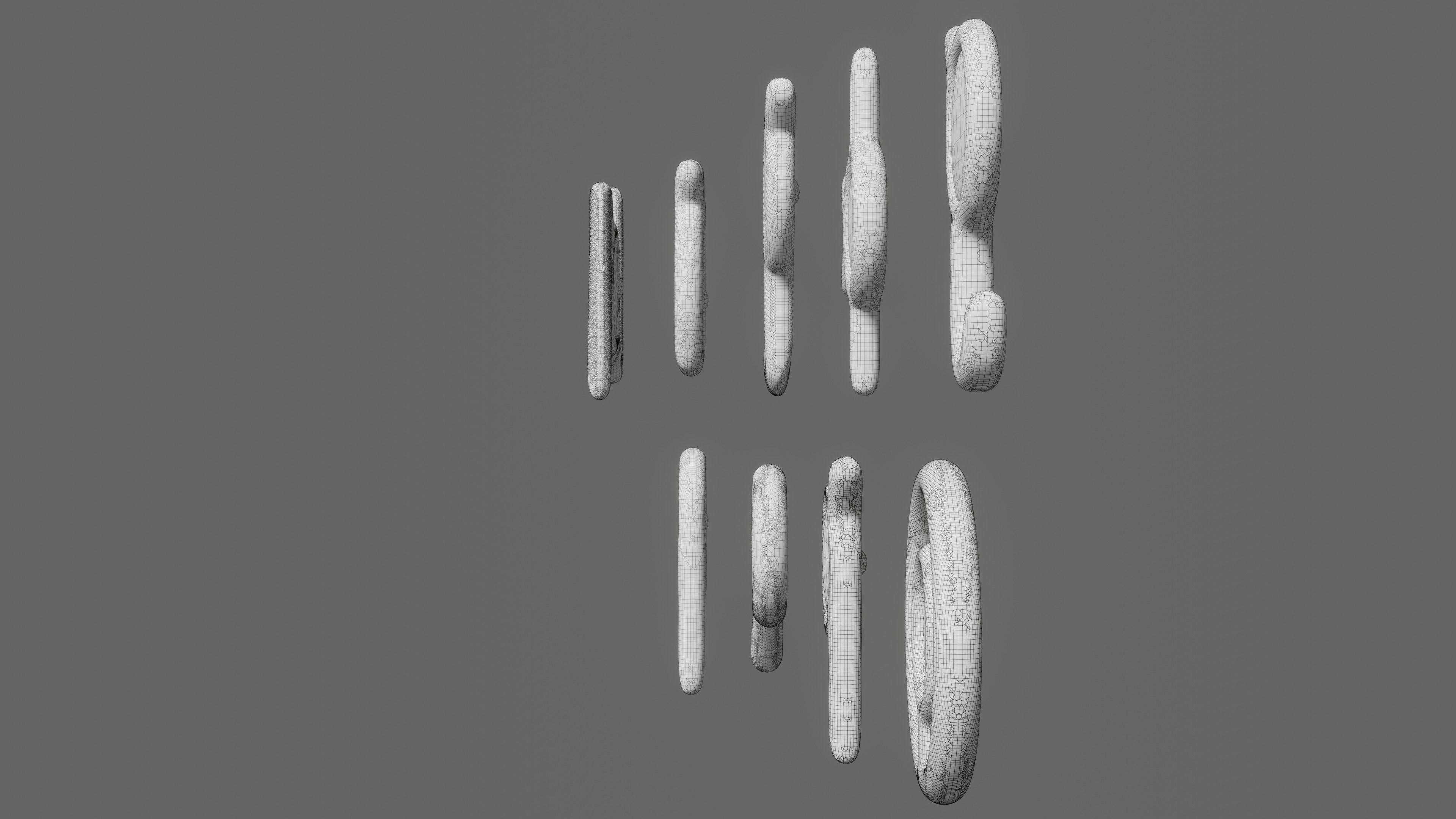 Pokemon Unown Set 2 3D model_6