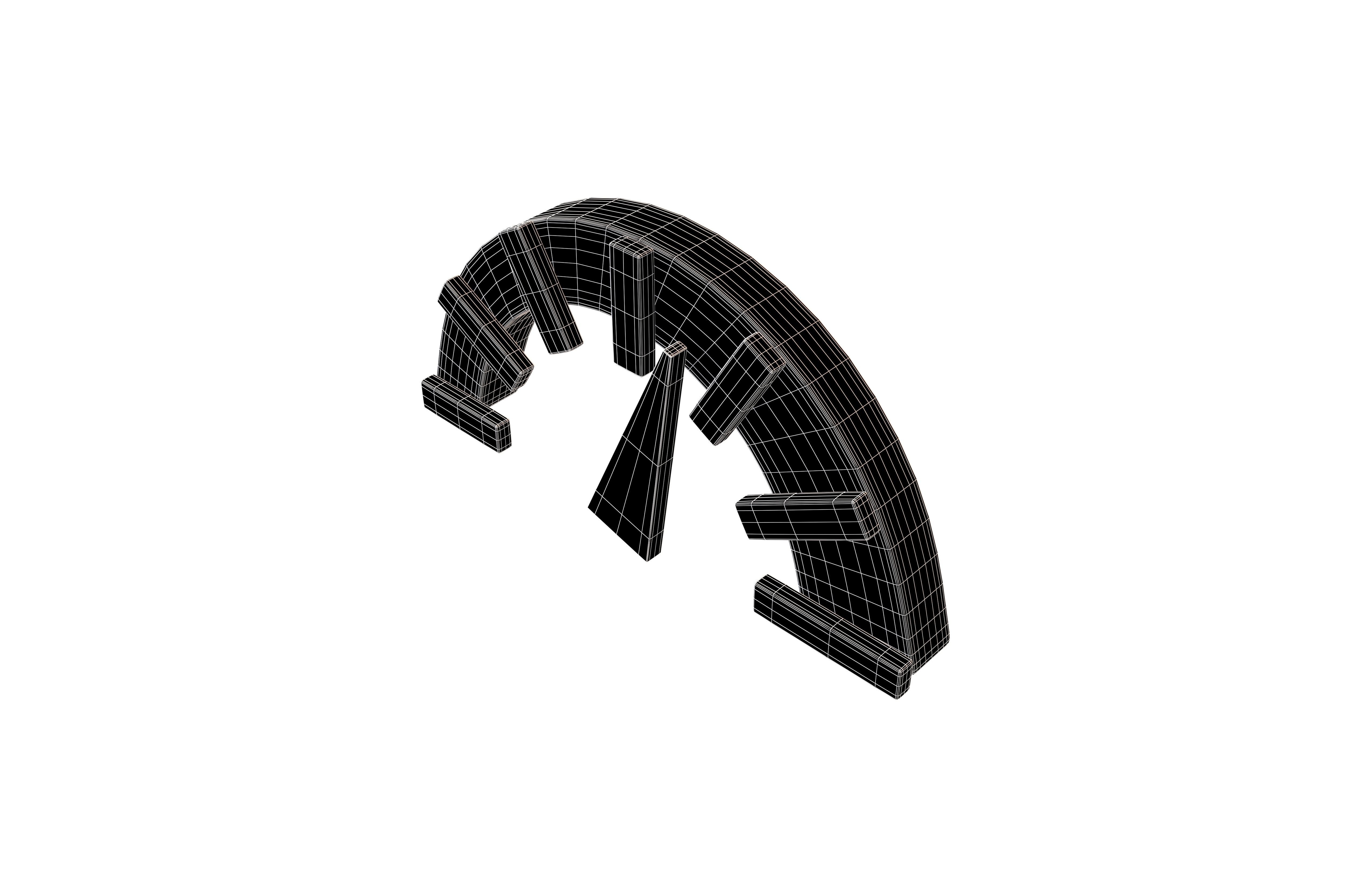 Speed Symbol v2 001 Low-poly 3D model_6